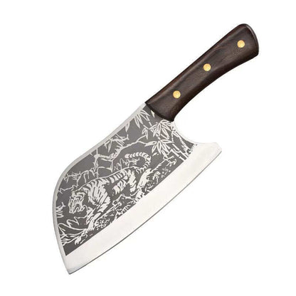 Durable Sharp Tiger Pattern Stainless Steel Knife
