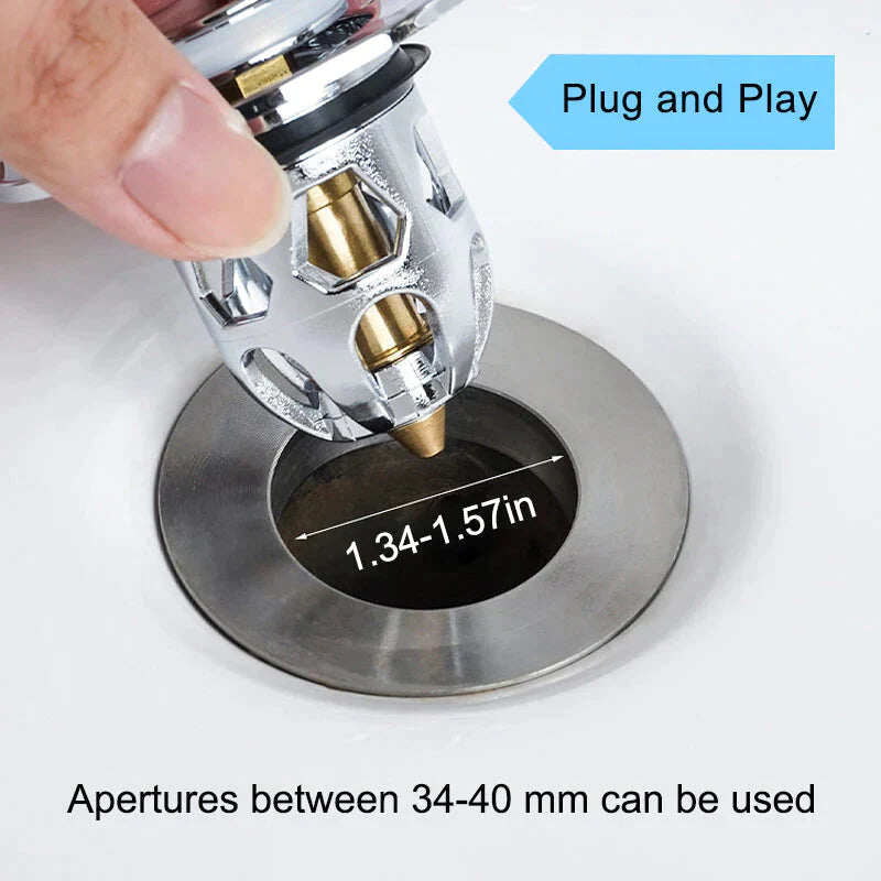 Universal washbasin water head leaking stopper