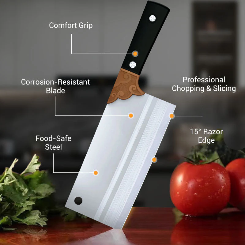 Forged Sharp and Durable Kitchen Knife – Professional Edge, Ergonomic Handle & Easy Maintenance