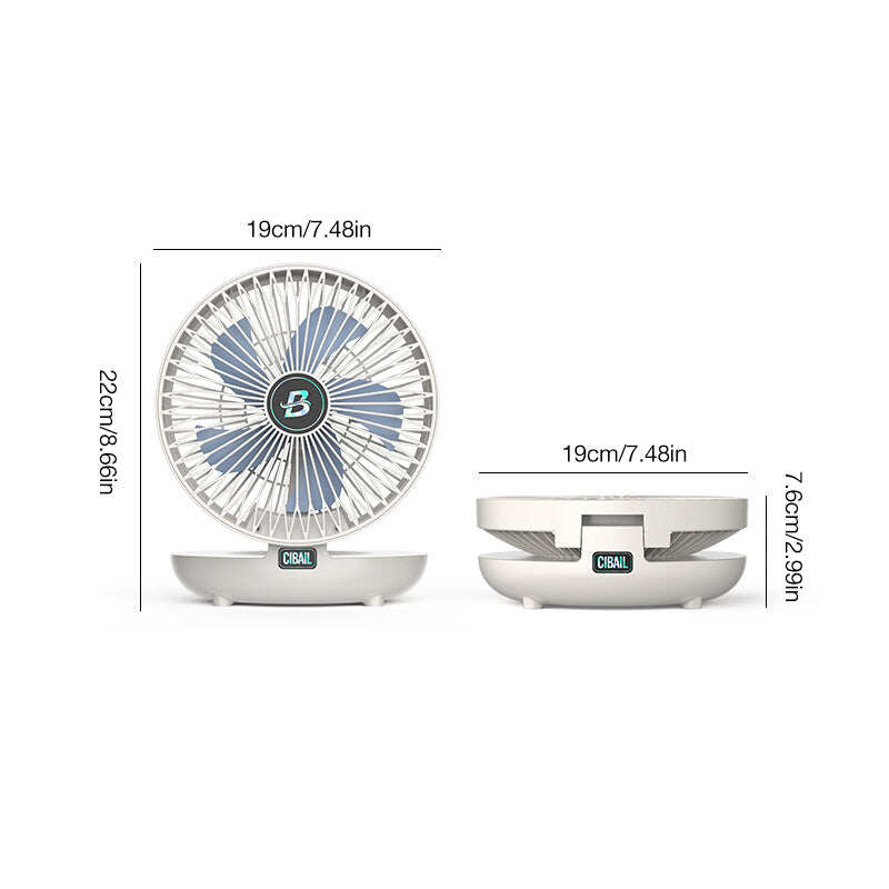 Summer Essentials Household Dual-use Suspension Adjustable Fan