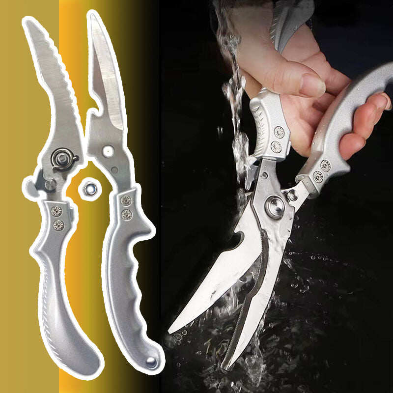 Safe Multi-Functional Stainless Steel Kitchen Scissors