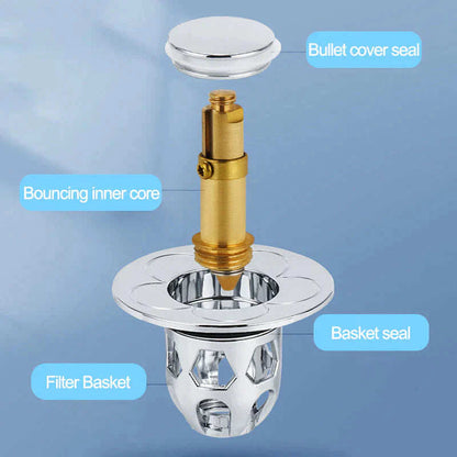 Universal washbasin water head leaking stopper