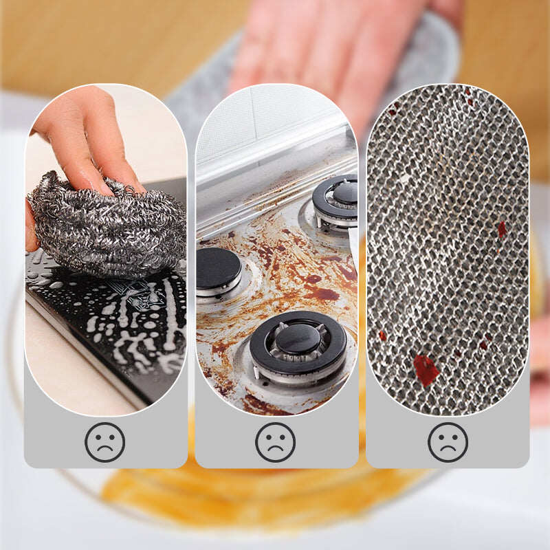 Double-Side Scratch-Free Wire Dishcloth