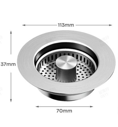 Kitchen Sink Drain Strainer & Stopper
