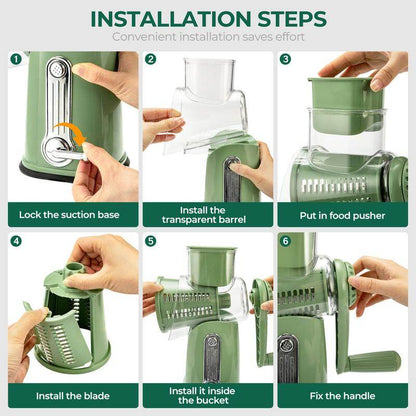 5-in-1 Household Multifunctional Storm Vegetable Cutterv