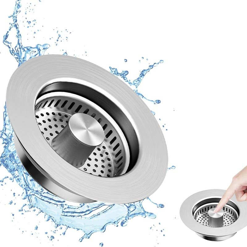 Kitchen Sink Drain Strainer & Stopper