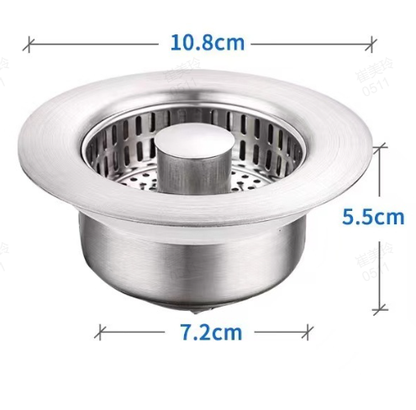 Kitchen Sink Drain Strainer & Stopper