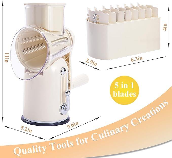 5-in-1 Household Multifunctional Storm Vegetable Cutterv