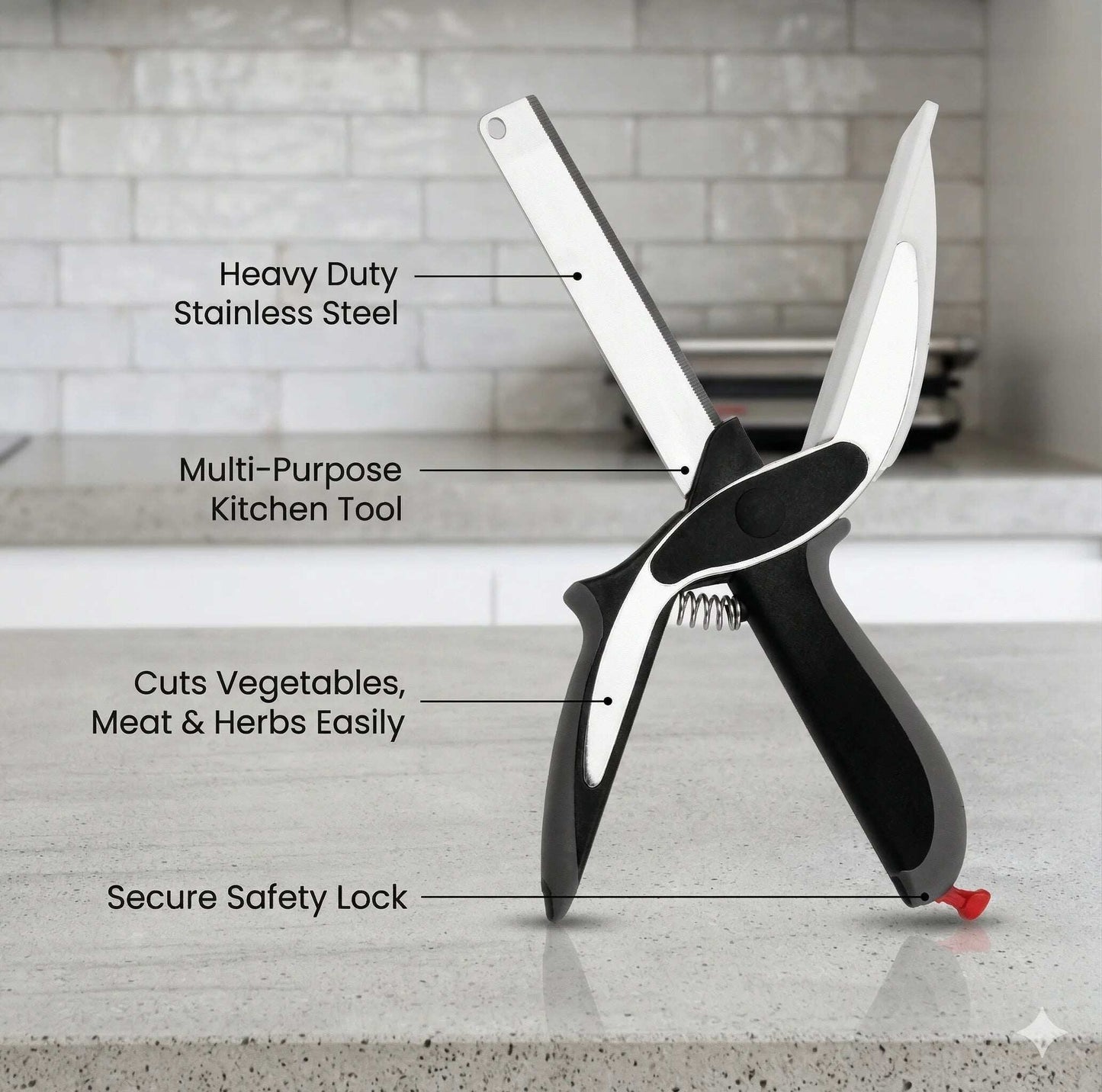 Stainless Chopper |  Easy Pull Mechanism | Fast Effortless Chopping